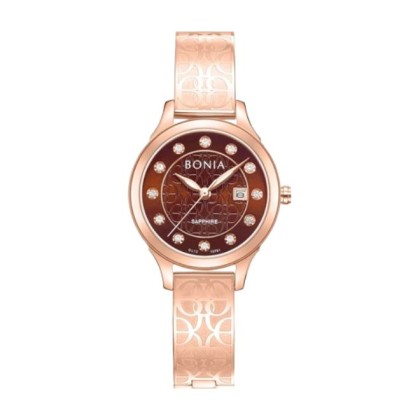 Bonia La Luna Elegance BNB10761-2547 Brown Dial Women Watch 